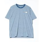 ショッピングノースフェイス tシャツ tシャツ ザ ノース フェイス THE NORTH FACE S/S Free Run Border Crew_ショートスリーブフリーランボーダークル