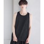 タンクトップ ピグメント加工綿100%タンクトップ メンズ