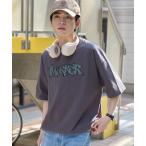 tシャツ WEGO/「25年春夏新作」ワッペンロゴドロストBIG T メンズ レディース