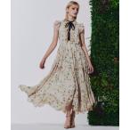ワンピース シフォンフリルワンピース