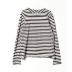「KAZUYUKI KUMAGAI ATTACHMENT」 ボーダー柄長袖Tシャツ 3 ブラック メンズ