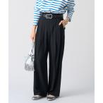 スラックス パンツ 「追加2」TA/PL ジョーゼットタックワイドパンツ レディース