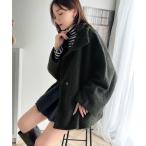 [classicalelf] пальто с отложным воротником LARGE уголь женский 