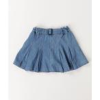 「mezzo piano」 「KIDS」キュロット 120 ブルー キッズ