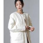 ショッピングnano 「NANO universe」 ダウンジャケット M アイボリー レディース