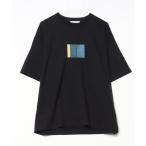 「YOKE」 刺繍半袖Tシャツ 3 ブラック メンズ