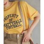 tシャツ 「キシリトール加工」Champion/チャンピオン SLOBE別注 ロゴTシャツ レディース