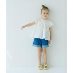 パンツ デニム タック キュロットパンツ / キッズ 100cm-160cm キッズ 子供服 女の子