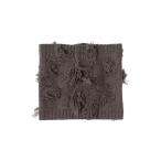 ストール マフラー homspun / ウール フリンジ ネックウォーマー レディース