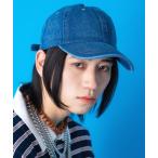 キャップ 帽子 an meets zakka ウォッシュドデニムローキャップ レディース メンズ