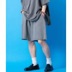 パンツ a.p.o.v. -ankoROCK's select- ピグメントスウェットワイドハーフパンツ メンズ レディース