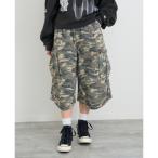 パンツ 追加カモフラ柄ハーフカーゴパンツ レディース メンズ