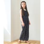 オールインワン キッズ 親子お揃いクレープシャーリングオールインワンサロペット キッズ 子供服 女の子