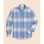 シャツ コットン マドラスチェック カジュアルシャツ Regular Fit メンズ