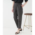 パンツ 「洗える/S-LL/ひんやり」さらっとしたタッチが癖になる ストレッチテーパードパンツ レディース