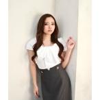 tシャツ 接触冷感アシメリボンプル