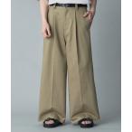 チノパン 「RUUBON」cutoff fringe chino slacks / カットオフフリンジチノスラックス メンズ レディース