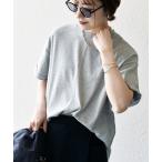 tシャツ SHIPS any:「接触冷感/汗染み防止加工/洗濯機可能」スリット ルーズ チュニック TEE レディース