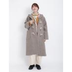 ショッピングダッフル 「Samansa Mos2」 ダッフルコート フリ- ベージュ レディース