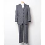 「BURBERRY BLACK LABEL」 チェック柄スーツ 36 グレー メンズ