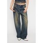 ジーンズ デニム デニムパンツ POINT WASH CLASSIC ストレートデニム レディース