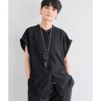 ブラウス シャツ BARNYARDSTORM / バンドカラーポプリンシャツ「JAPAN FABRIC」 レディース