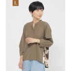 ショッピングサンヨー tシャツ 「L」「接触冷感」「UV対策」「ウォッシャブル」ペイントドットコンビプルオーバー レディース