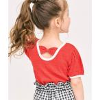 tシャツ 「ジュニア対応」バックリボン・袖リボン半袖Tシャツ キッズ 子供服 女の子