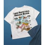 tシャツ 福井県立恐竜博物館コラボ MAPイラストTシャツ(子ども) キッズ 子供服 男の子