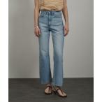 ジーンズ デニム デニムパンツ 「KURO」FLOWER STITCHING ON BUTTOCKS DENIM PANTS 002 レディース