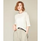 ベスト ジレ 「conte」クルーネック ニットTシャツ レディース