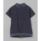 tシャツ B.G.THREE / ALL-TIME アイレットニット モックネックシャツ レディース