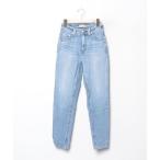 「YANUK」 加工デニムパンツ 23inch ブルー レディース