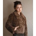 「Nu」 ダッフルコート M モカ レディース