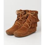 「Minnetonka」 フリンジブーツ - ブラウン レディース