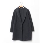 「UNTITLED」 チェスターコート 02 チャコールグレー レディース