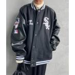 ショッピングスタジャン 「MLB」 スタジャン X-LARGE ブラック レディース