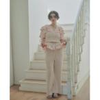 パンツドレス wave knit bustier x pants