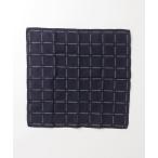 「BURBERRY」 ハンカチ・ハンドタオル - ネイビー レディース
