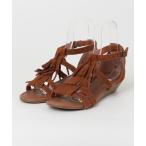 「Minnetonka」 フラットサンダル 9 ブラウン レディース