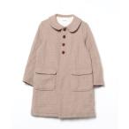 [BEAMS BOY] пальто с отложным воротником - бежевый женский 