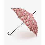 傘 花柄プリント雨傘(長傘) レディース