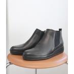 ブーツ 「本革」プラットサイドゴアブーツ/6730 レディース