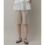パンツ グリッターリネンショートパンツ レディース