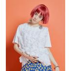 tシャツ フリルTシャツ レディース