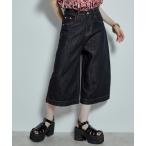 ジーンズ デニム デニムパンツ デニムワイドパンツ レディース