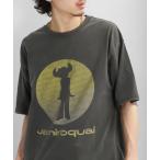 tシャツ 「Jamiroquai/ジャミロクワイ」ピグメント加工 サークルプリント 半袖Tシャツ メンズ レディース