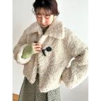 ショッピングダッフル 「LILY BROWN」 ダッフルコート FREE アイボリー レディース