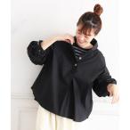 「soulberry」 長袖ポロシャツ 3L ブラック レディース