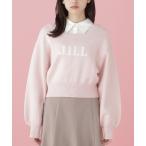 ショッピングSTUART 「JILL by JILL STUART」 長袖ニット FREE ピンク レディース